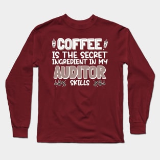 Coffee lover Auditor Long Sleeve T-Shirt